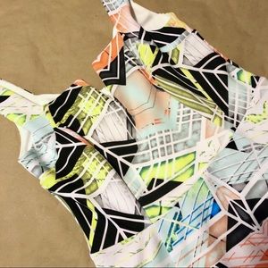 NWOT francescas geo-print dress